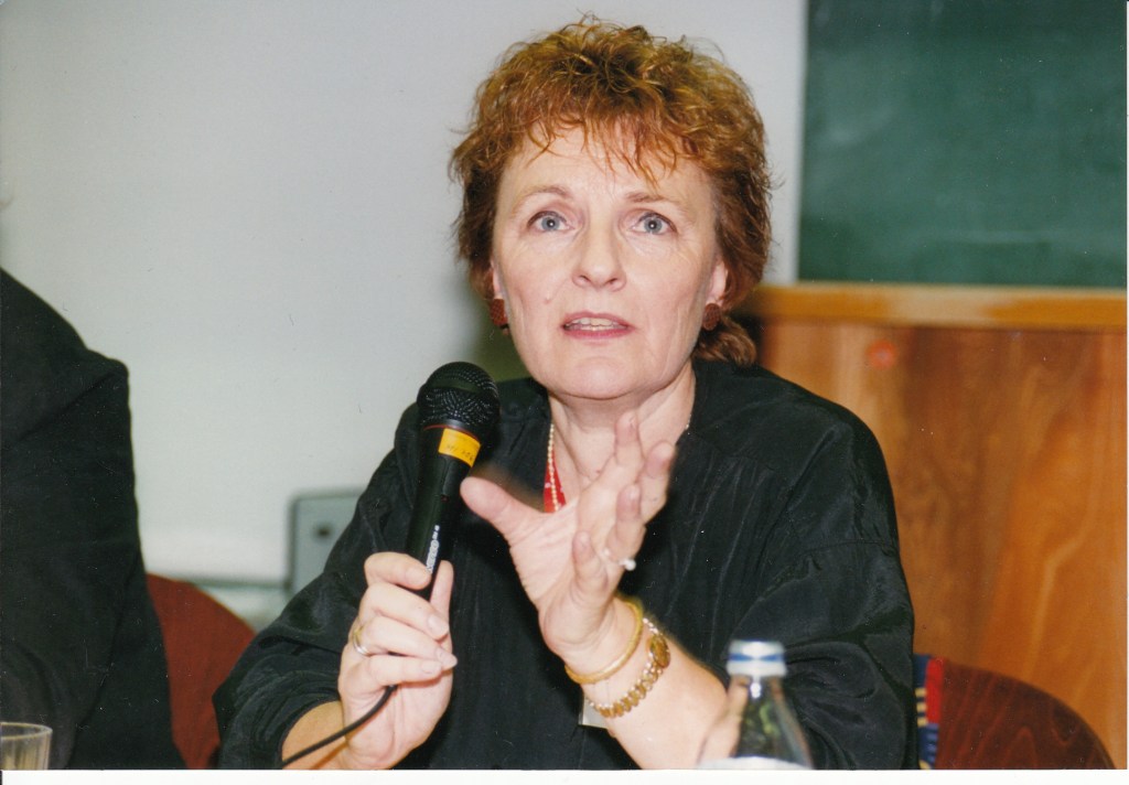Helen at the Anna-Seghers-Gesellschaft conference in Potsdam, 1995, photo courtesy of Helga Gotz