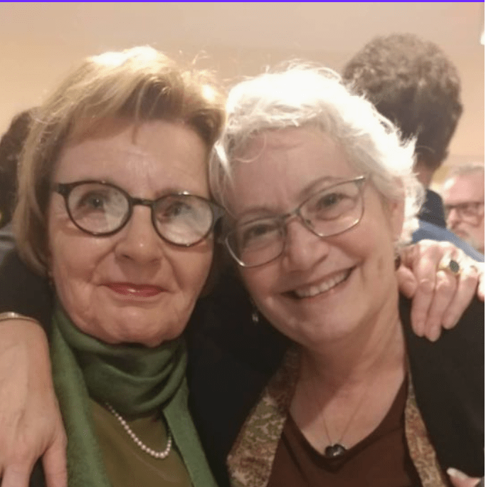 Helen and Ann after Ann’s defense in 1992